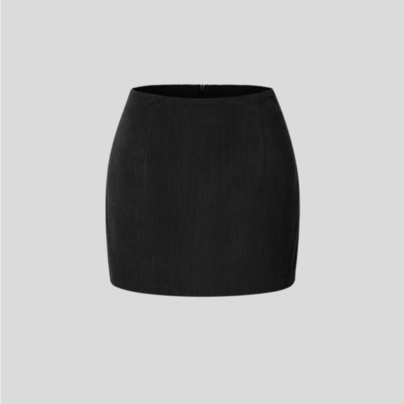 NWT HALARA High Waisted Invisible Zipper 2-in-1 A Line Mini Corduroy(Size:XL/16) - Picture 6 of 10